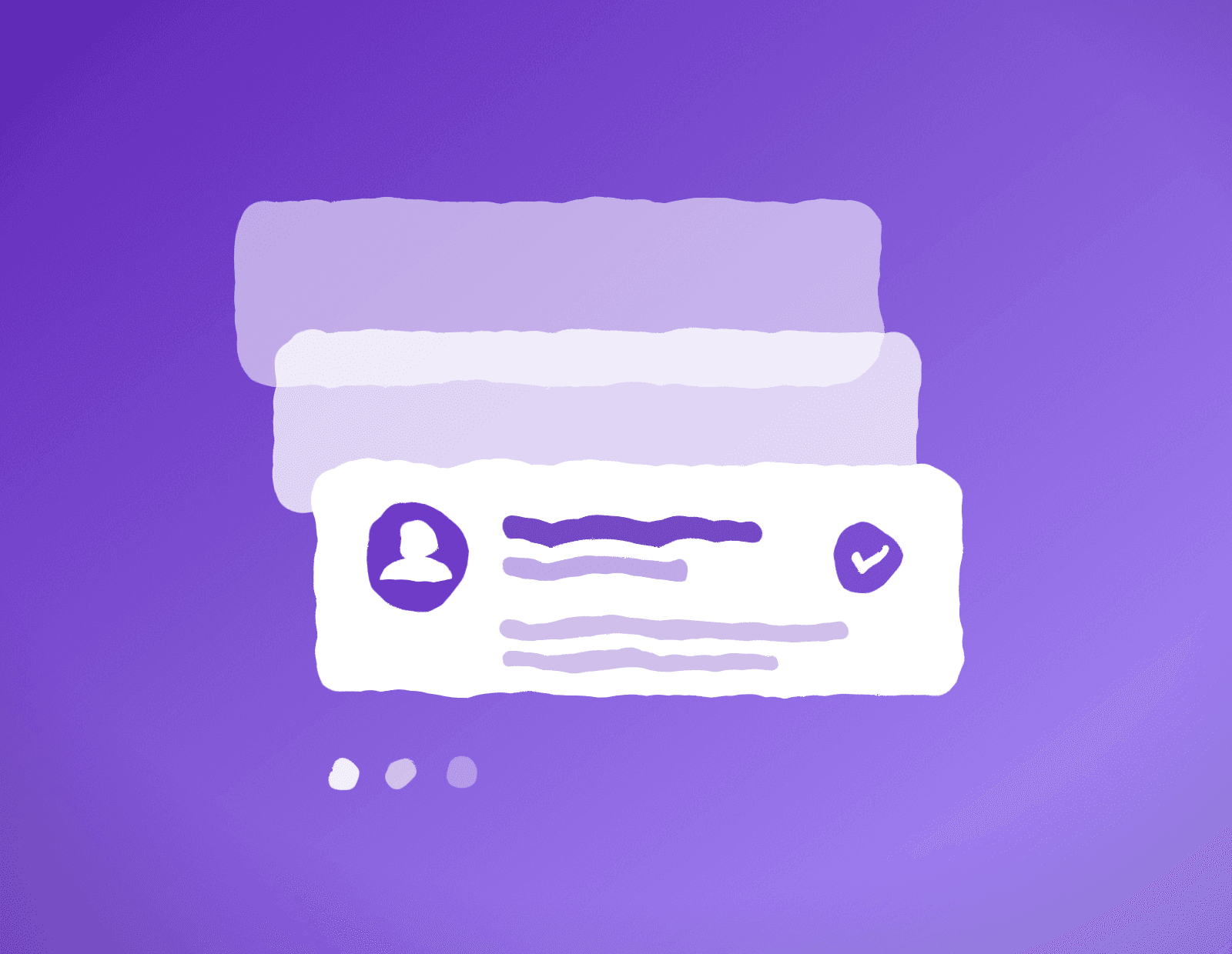 Illustration of a client book with customer profiles and job history